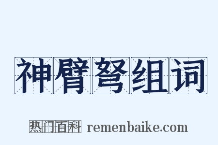 神臂弩组词是什么意思的图片